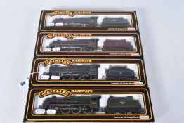 FOUR BOXED MAINLINE OO GAUGE JUBILEE CLASS LOCOMOTIVES, 'Leander' No.5690, L.M.S. lined maroon