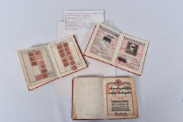 GERMAN NATIONAL SOCIALIST WORKERS PARTY MEMBERSHIP BOOK (NSDAP) for Wilhelm Hoffmann, DOB 06/05/