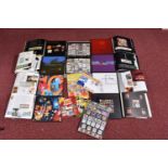 COLLECTION OF MAINLY GB STAMPS INC YEAR BOOKS FOR 1992-99 INC