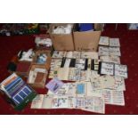 MASSIVE ACCUMULATION OF STAMPS IN EIGHT BOXES, comprises single country collections, duplicates in