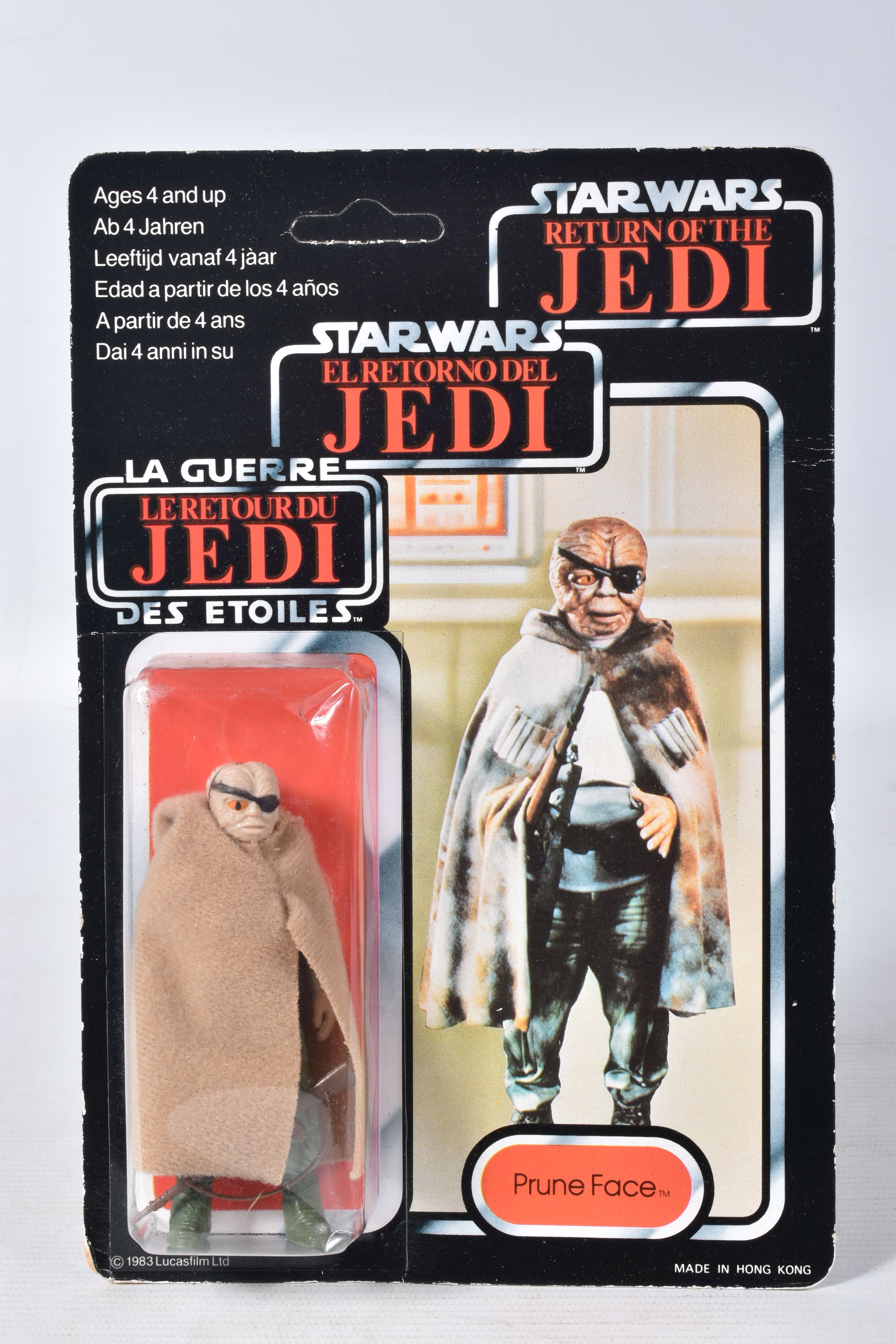 TWO SEALED PALITOY STAR WARS TRILOGO 'RETURN OF THE JEDI' FIGURES TO INCLUDE NIKTO, 1983, 70 back, - Image 13 of 24