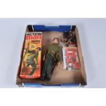 A BOXED PALITOY ACTION MAN SOLDIER FIGURE, No.34052, figure with fair flock hair and gripping