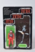 A SEALED PALITOY STAR WARS TRILOGO 'RETURN OF THE JEDI' B-WING PILOT, 1983, 70 back, sealed pack