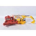 A BOXED CONRAD NZG J.C.B. 820 CRAWLER EXCAVATOR, No.286, 1:35 scale, appears complete and in good