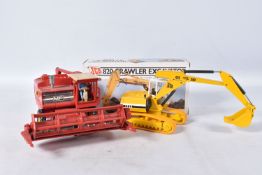 A BOXED CONRAD NZG J.C.B. 820 CRAWLER EXCAVATOR, No.286, 1:35 scale, appears complete and in good