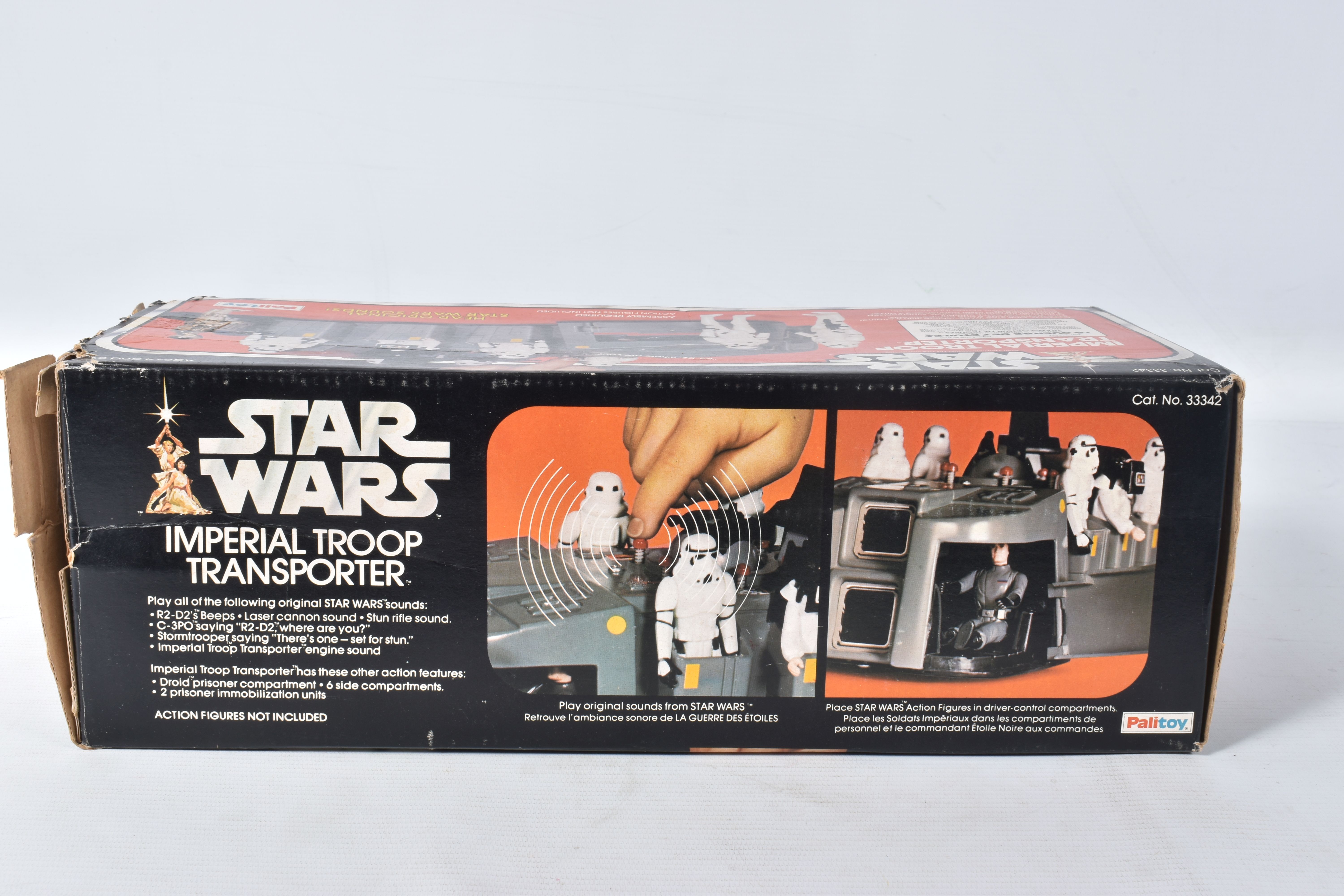 A BOXED PALITOY STAR WARS IMPERIAL TROOP TRANSPORTER, no. 33342, Sellotape has been removed from - Image 14 of 14