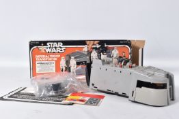 A BOXED PALITOY STAR WARS IMPERIAL TROOP TRANSPORTER, no. 33342, Sellotape has been removed from