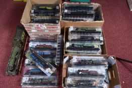 A COLLECTION OF AMERCOM GREAT BRITISH LOCOMOTIVES COLLECTION MODELS, approx. OO gauge, many models