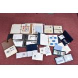 COLLECTION OF STAMPS AND FIRST DAY COVERS, main value in eight silver medallic covers/sets