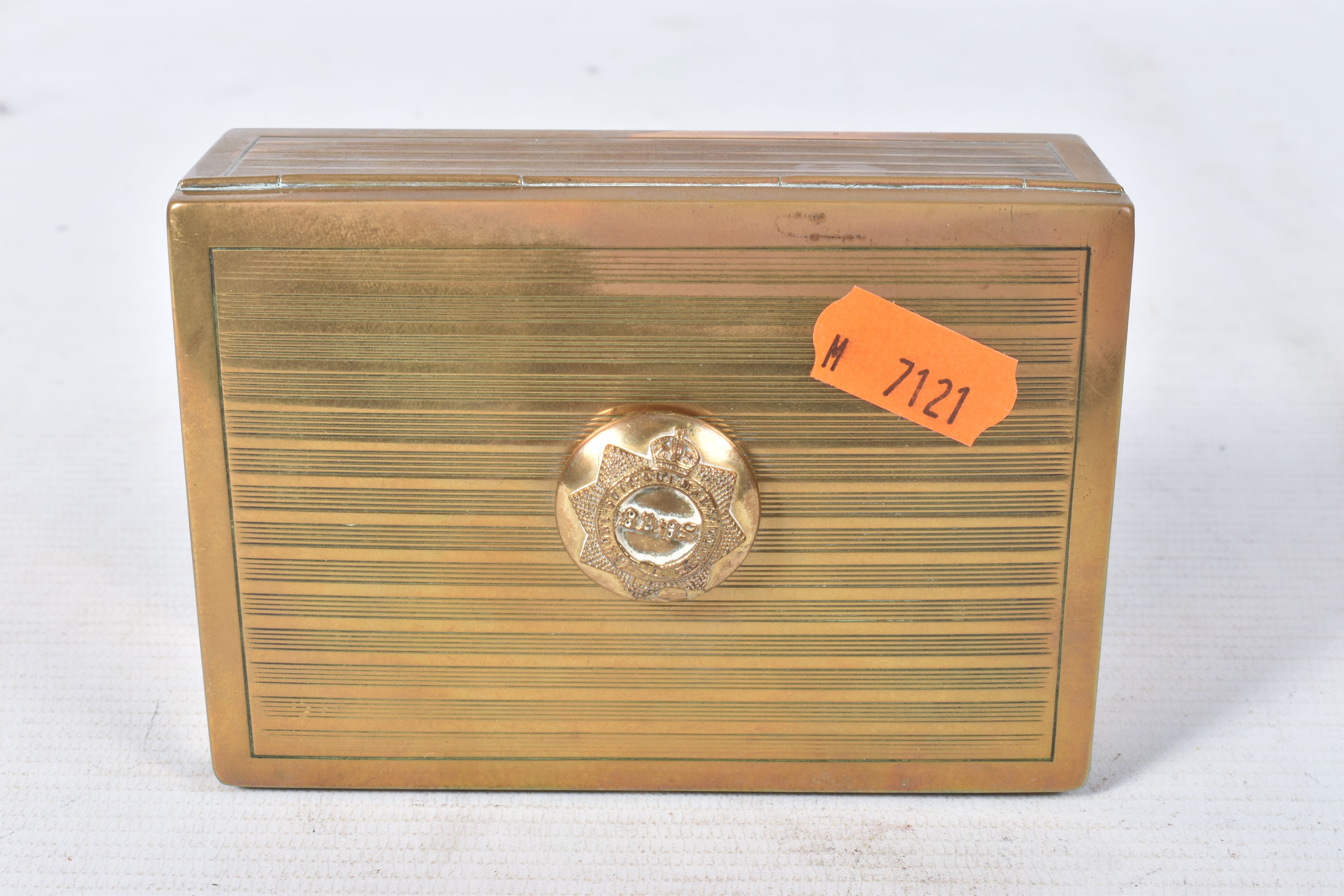 A WINSTON CHURCHILL BISCUIT TIN, containing a hallmarked silver cigarette holder, a cased set of - Image 7 of 17