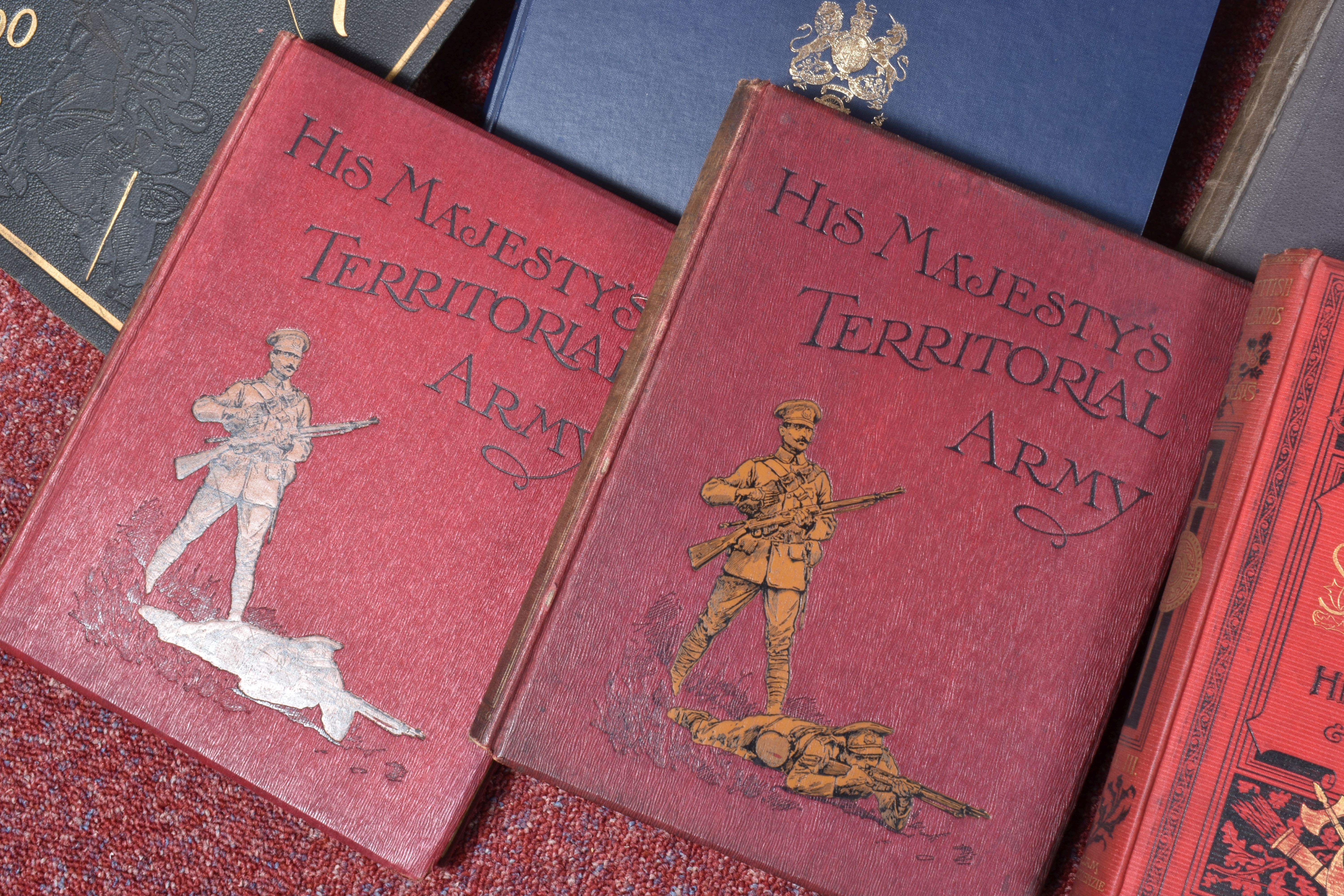 A GOOD SELECTION OF HARD BACK BOOKS, to include volumes 1 and 2 of 'Her Majesty's Army' by Walter - Image 2 of 9