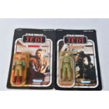 TWO SEALED KENNER STAR WARS 'RETURN OF THE JEDI' FIGURES TO INCLUDE A GENERAL MADINE, no. 70780,
