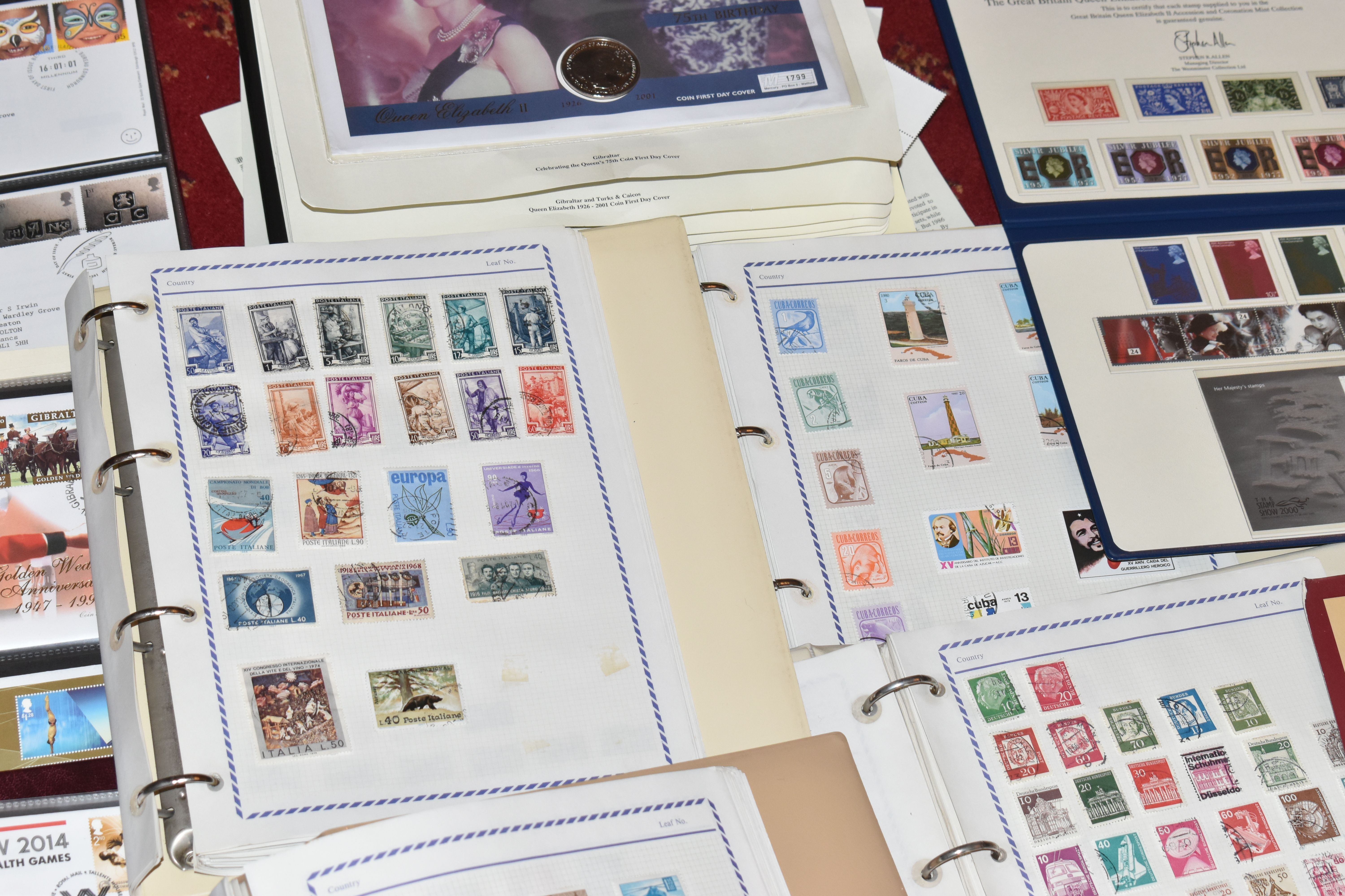 LARGE COLLECTION OF MAINLY GB FDCS AND A WORLDWIDE STAMP COLLECTION IN TWO BOXES, we note GB fdcs to - Image 8 of 16