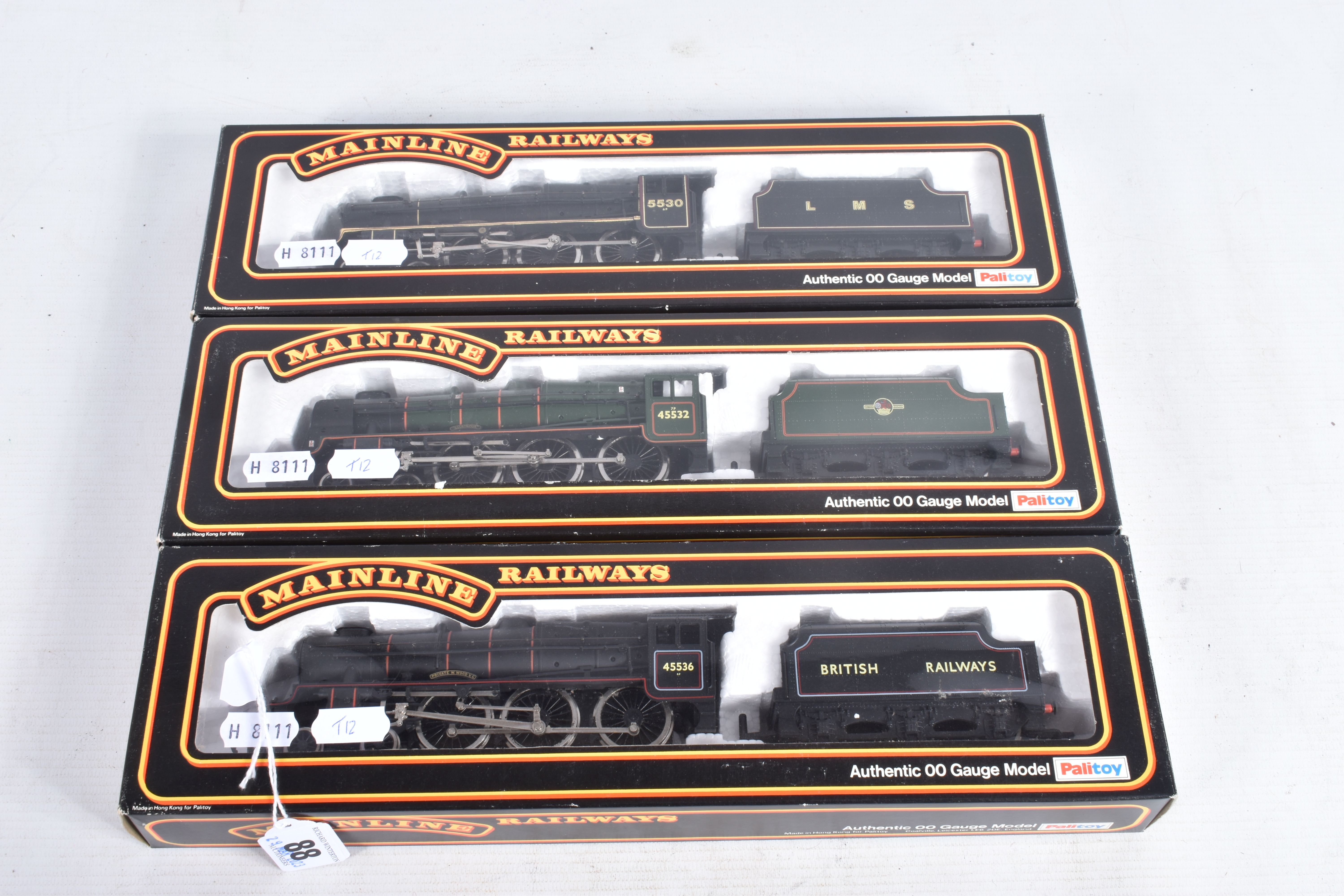 THREE BOXED MAINLINE OO GAUGE REBUILT PATRIOT CLASS LOCOMOTIVES, 'Sir Frank Ree' No.5530 (37065)