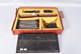 A WESTINGHOUSE GARRARD TICKET MACHINE, bakelite railway ticket rack, lever and bars have rusted,