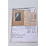 WALTER MEYER, SERGEANT, INCLUDES SOLDBUCH, photos, maps, and articles, red X through the Soldbuch