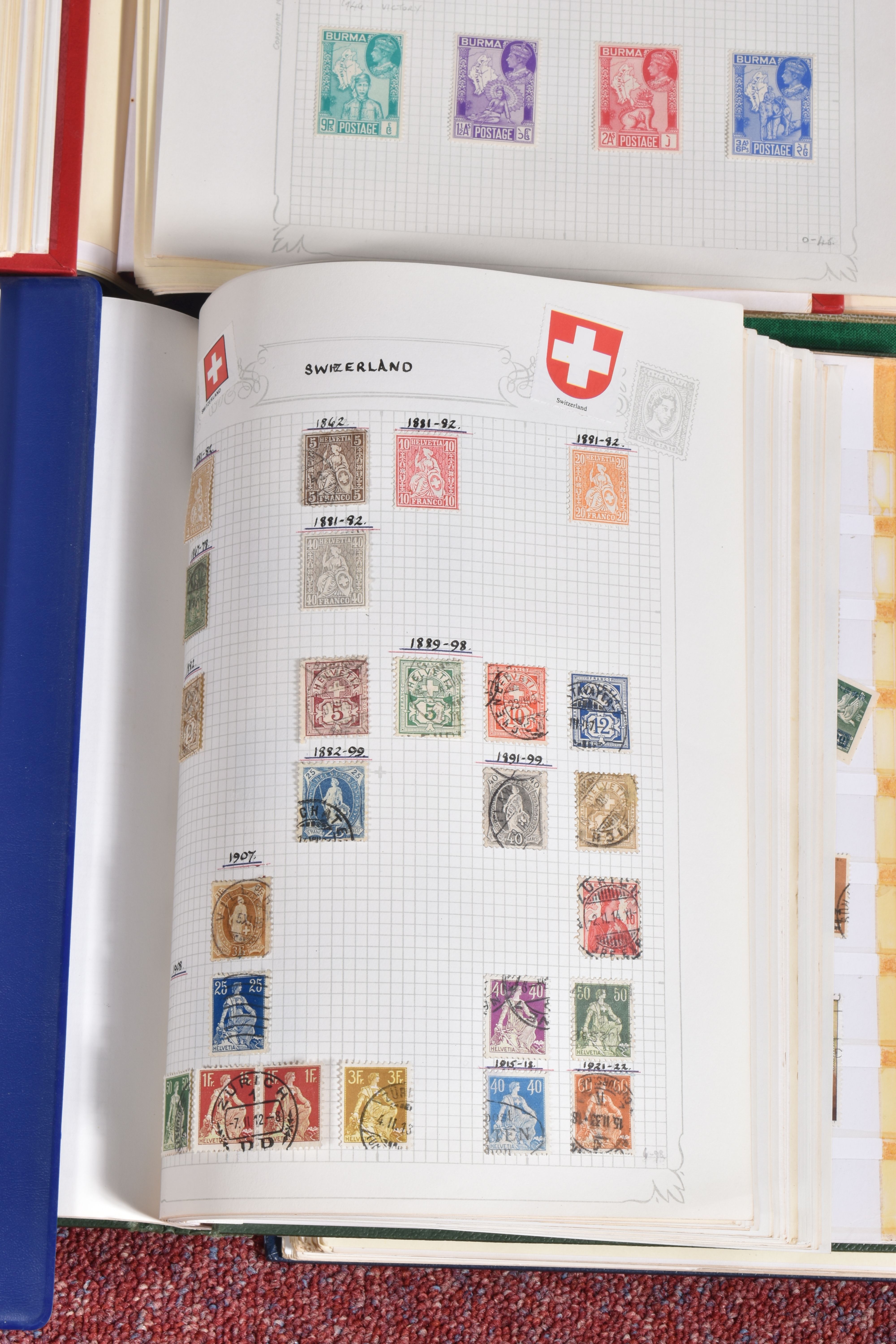 WORLDWIDE COLLECTION OF STAMPS IN SEVEN ALBUMS WITH STRENGTH IN MINT (MOUNTED) GB TO 2009 - Image 7 of 8