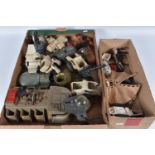 A QUANTITY OF UNBOXED AND ASSORTED VINTAGE KENNER STAR WARS VEHICLES, all in playworn condition,