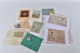 LUCIAN SEEGER, DOB: 11/12/1921, PLACE WEIMAR, INCLUDES extensive collection of documents, photos,