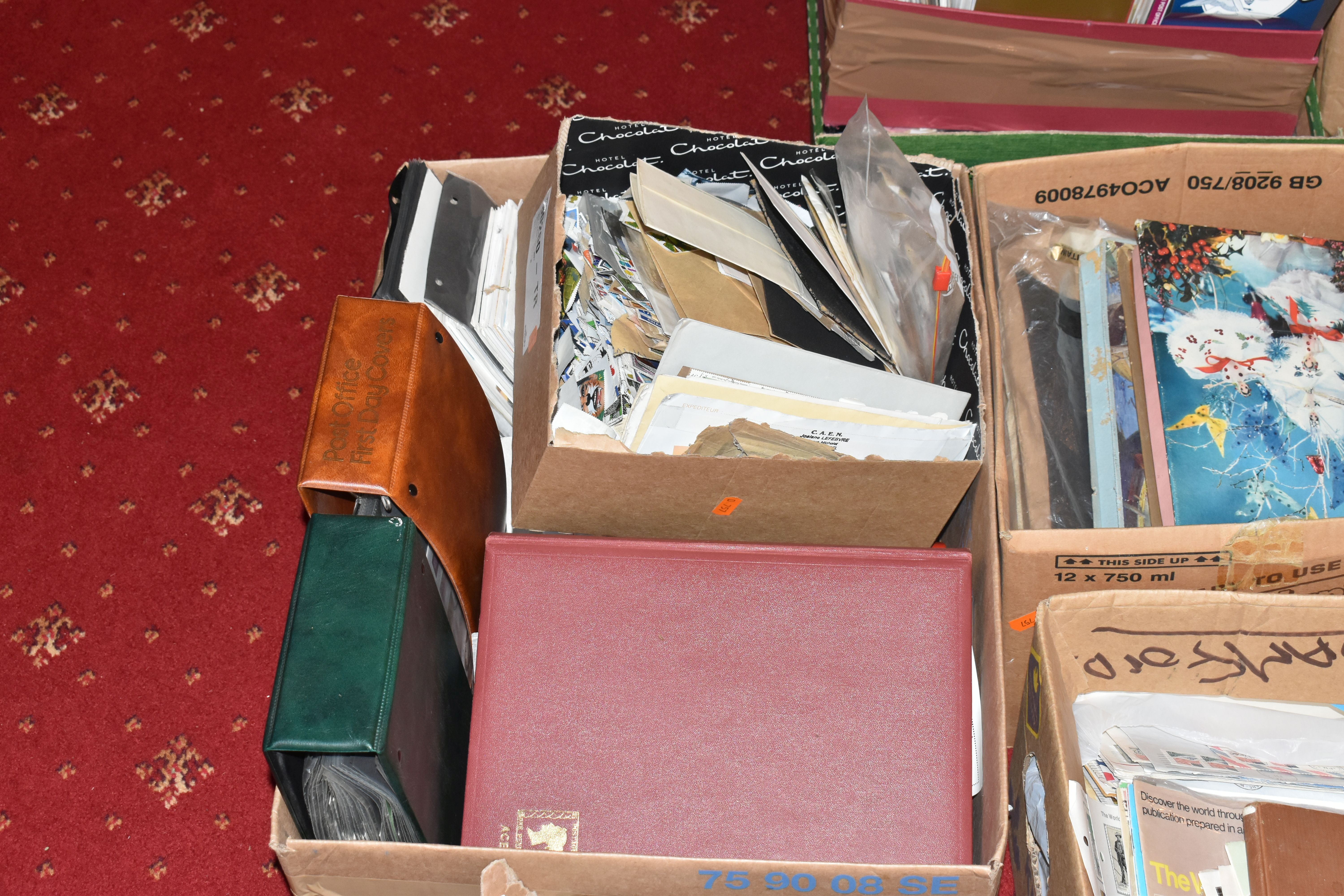 MASSIVE ACCUMULATION OF STAMPS IN EIGHT BOXES, comprises single country collections, duplicates in - Image 18 of 22