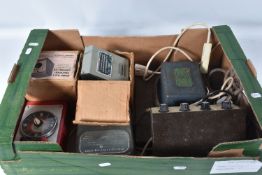 A QUANTITY OF BOXED AND UNBOXED ASSORTED MODEL RAILWAY TRANSFORMERS AND CONTROLLERS, not tested,