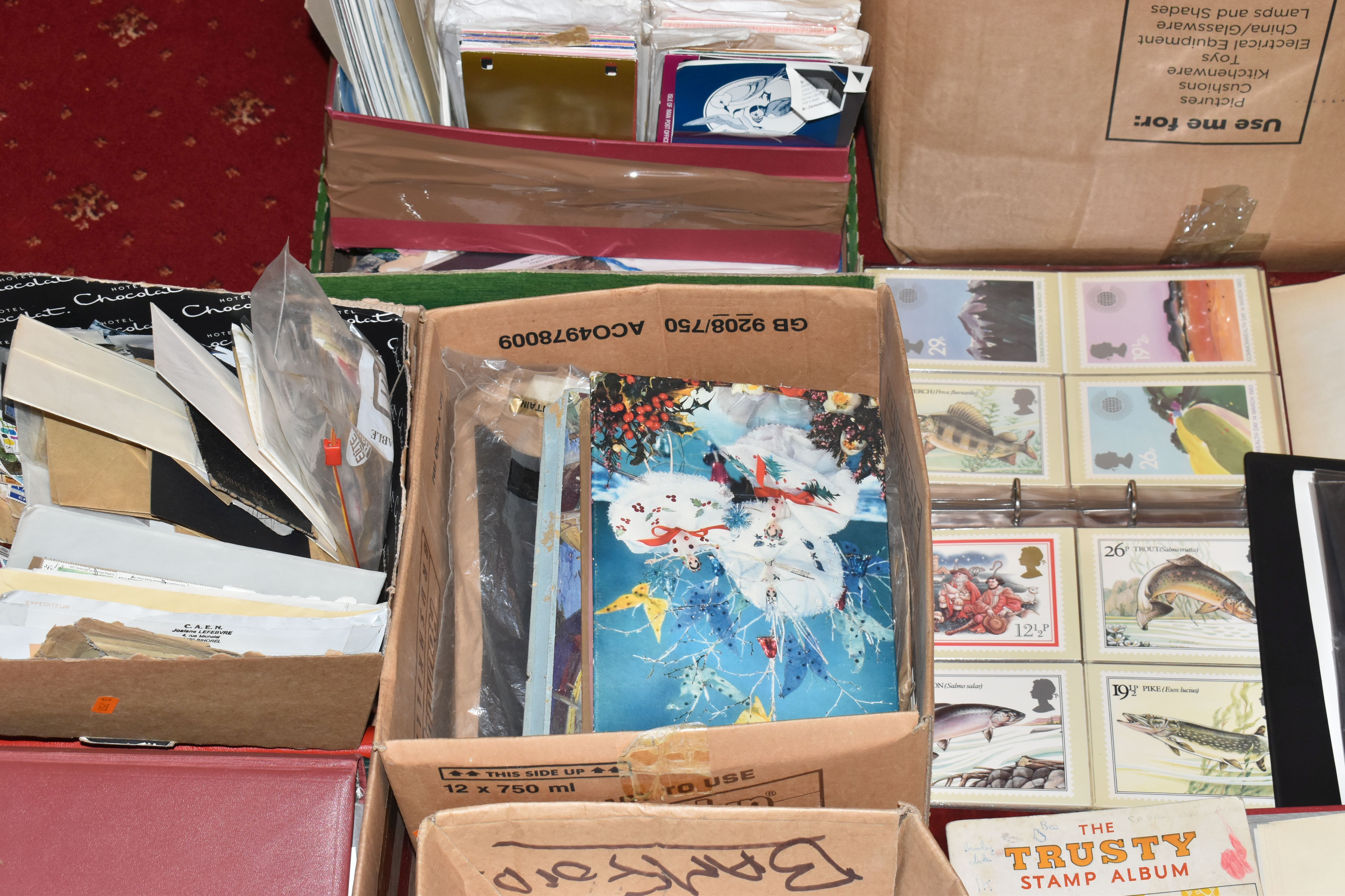 MASSIVE ACCUMULATION OF STAMPS IN EIGHT BOXES, comprises single country collections, duplicates in - Image 19 of 22