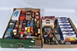 A QUANTITY OF UNBOXED AND ASSORTED PLAYWORN DIECAST VEHICLES, to include Spot-On Armstrong