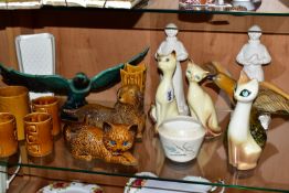 A GROUP OF EASTGATE POTTERY AND HORNSEA CERAMICS, to include two Eastgate mid twentieth century