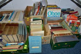 SEVEN BOXES OF BOOKS, MAPS & EDUCATIONAL PAMPHLETS, miscellaneous titles in hardback and paperback
