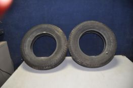 TWO PART WORN GT RADIAL ST6000 CARGOMAX C TYRES 165R13C 96/94N