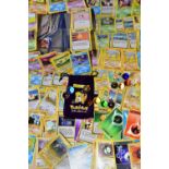 OVER 400 POKEMON CARDS, ranging from Base Set, Jungle, Fossil, Team Rocket, Gym Heroes, Gym