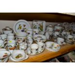 AN EXTENSIVE ROYAL WORCESTER 'EVESHAM' DINNER SERVICE, comprising two oval tureens and covers, an