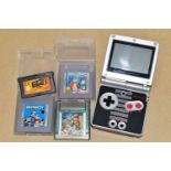 GAMEBOY ADVANCE SP NES EDITION AND GAMES, a limited edition of the GameBoy Advance with Tony Hawk'