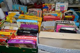 A COLLECTION OF VINTAGE JIGSAW PUZZLES AND GAMES, mainly 1960's and 1970's, to include jigsaw