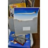 EPHEMERA, comprising Concorde memorabilia, (plastic model aircraft, a white metal model,