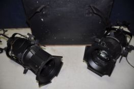 A PAIR OF ETC SOURCE FOUR 750 STAGE LIGHTING (UNTESTED)