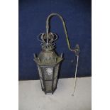 A WALL HANGING GARDEN LANTERN (UNTESTED)