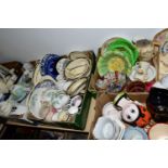 SIX BOXES OF ASSORTED CERAMICS AND GLASSWARE, including Queen Anee 'Napoli' pattern tea wares,