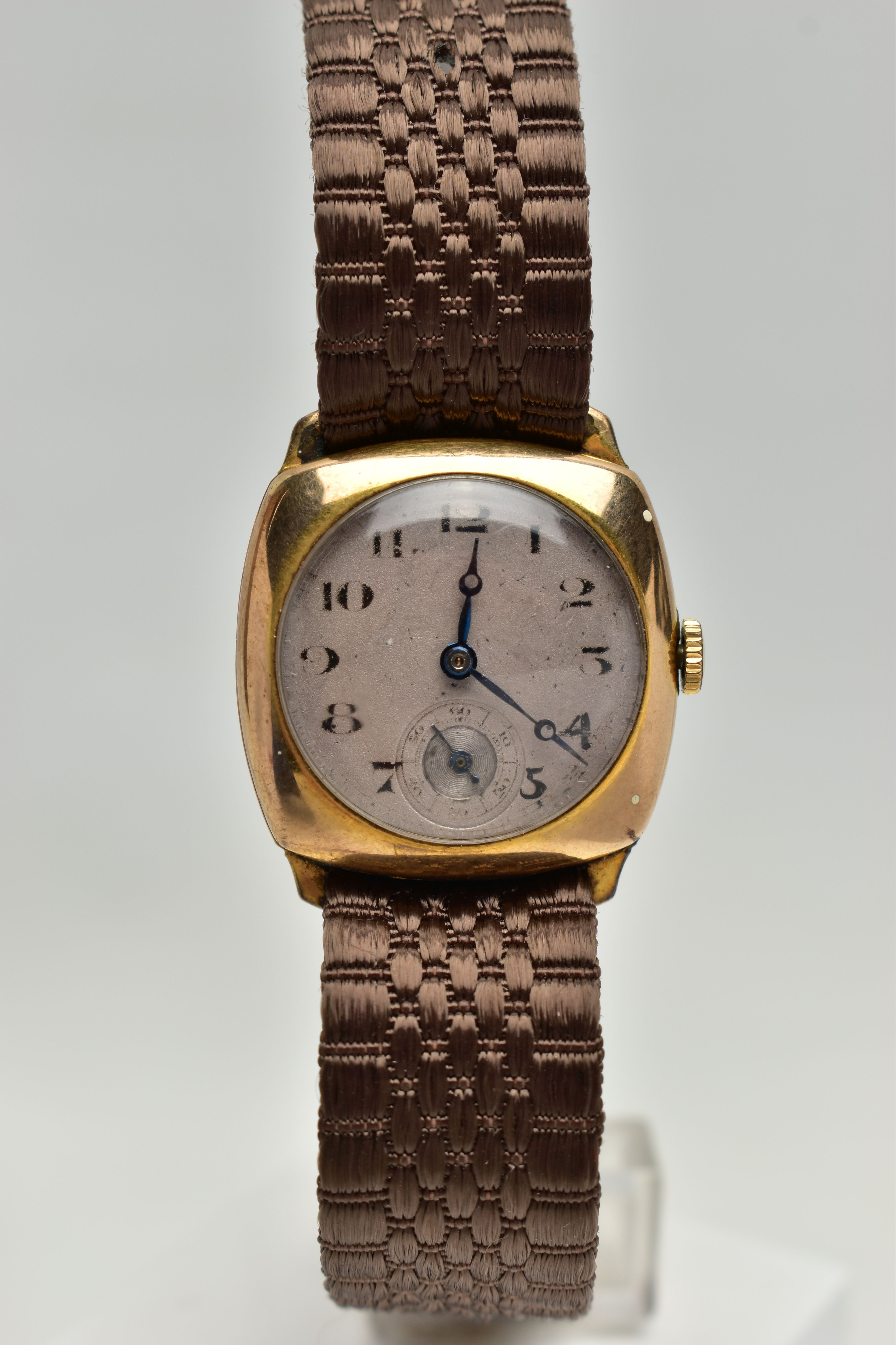 A LADYS 9CT GOLD 'ROLEX' WRISTWATCH AND TWO MID 20TH CENTURY WATCHES, the first a ladys manual - Image 3 of 7
