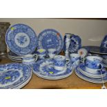 A COLLECTION OF SPODE BLUE ROOM COLLECTION BLUE AND WHITE TEA, DINNER AND GIFTWARE, together with