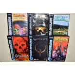 COLLECTION OF SEGA SATURN GAMES, including Warcraft The Dark Saga II, Duke Nukem 3D, Command &