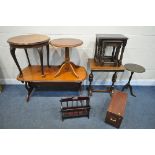 A ROSSMORE FURNITURE COFFEE TABLE AND A MATCHING OCCASIONAL TABLE, along with various other