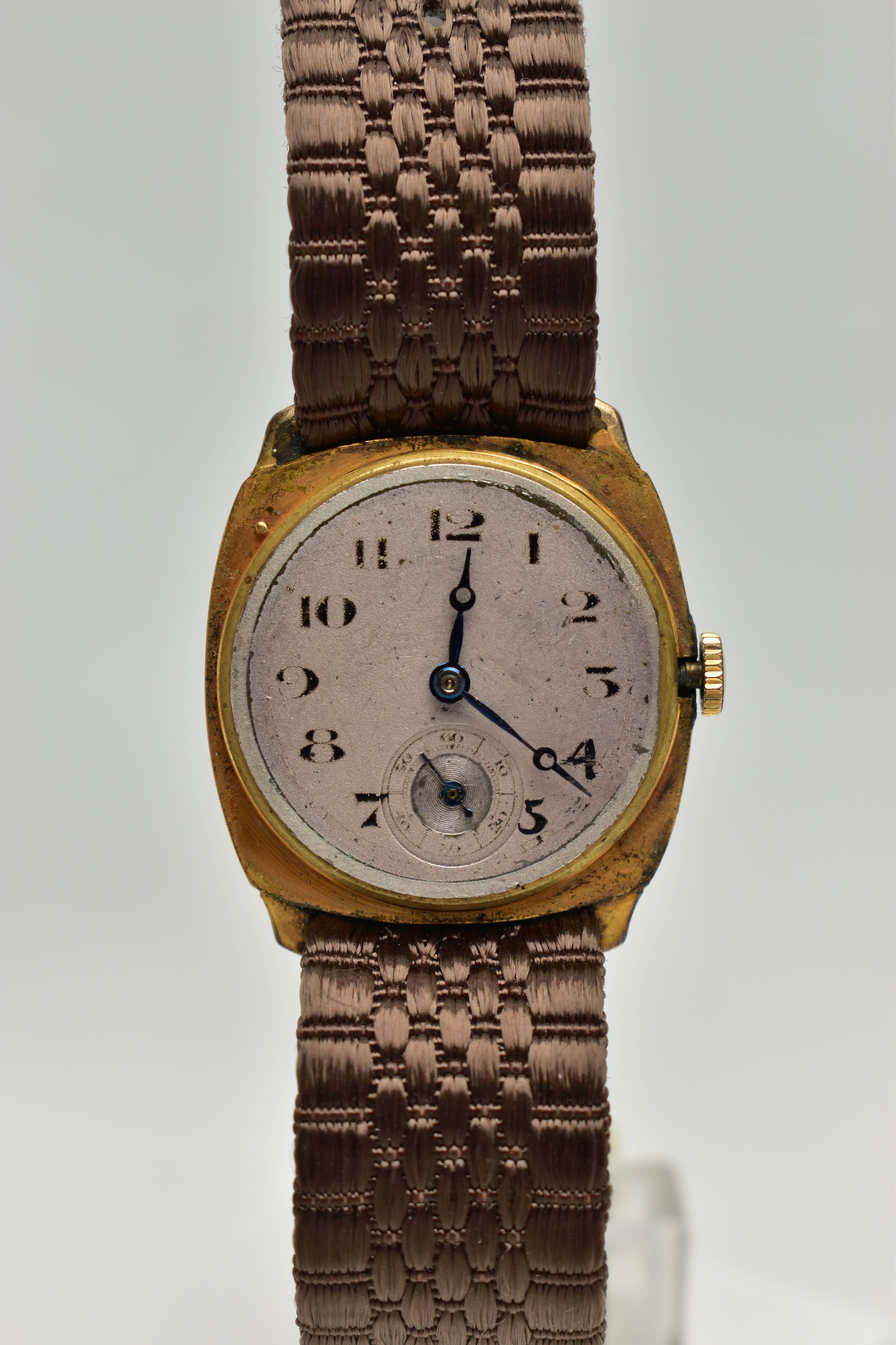 A LADYS 9CT GOLD 'ROLEX' WRISTWATCH AND TWO MID 20TH CENTURY WATCHES, the first a ladys manual - Image 4 of 7