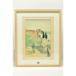 ALBERT DANIEL ROTHENSTEIN - ALBERT RUTHERSTONE (1881-1953) 'GRAYE 14', a Normandy landscape with