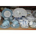 A GROUP OF CERAMIC TEA AND DINNER WARES, to include a Wedgwood Angela soup tureen, a Wedgwood Bianca