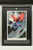 ALEX ROSS (AMERICAN CONTEMPORARY) 'SUPERMAN: TWENTIETH CENTURY' signed limited edition print on