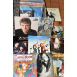 A BOX CONTAINING OVER FORTY LPs including a 1st pressing of Beatles for Sale (G/G), If You Go Away