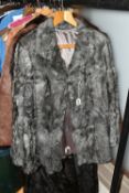 SEVEN FUR COATS, ladies assorted furs, brown, grey, beige, apricot, dark brown, sizes vary between