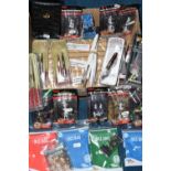 ONE BOX OF NEW AND UNUSED WARGAMING ACCESSORIES AND ICONS OF THE REALMS PREMIUM MINIATURES, to