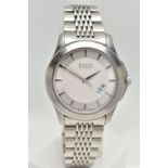 A GENTS 'GUCCI AUTOMATIC' WRISTWATCH, large round silver dial signed 'Gucci, Automatic', baton
